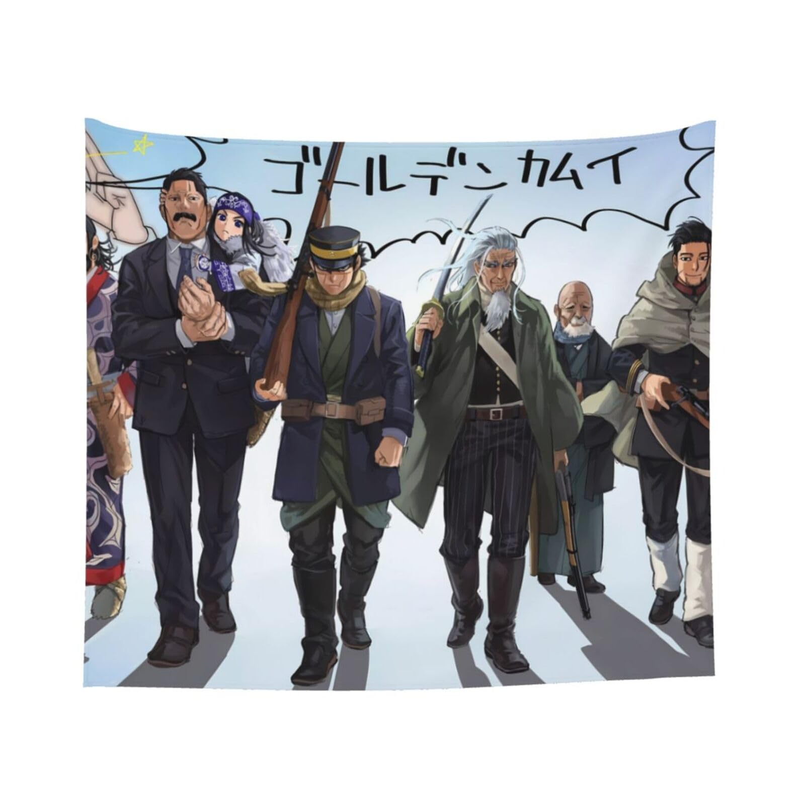 Amazon.co.jp: ゴールデンカムイ タペストリー インテリア ホーム装飾